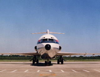 JAL発注1番機のB-727
