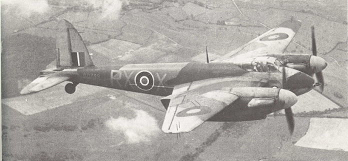 図3．バルサ材が活用されたデ・ハビランド社のモスキート戦闘爆撃機（イギリス）