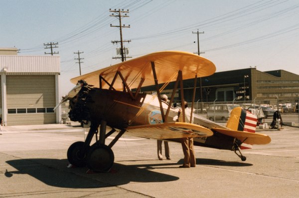 写真５　ボーイングのベストセラー複葉戦闘機だったＰ－１２