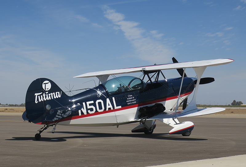 ※図１：アクロバット飛行競技会への参加機体であるPITTS S-2B