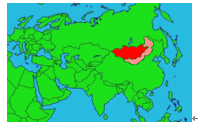 モンゴル文字が残っている地域