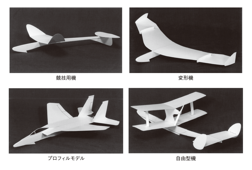 写真１　紙飛行機の分類